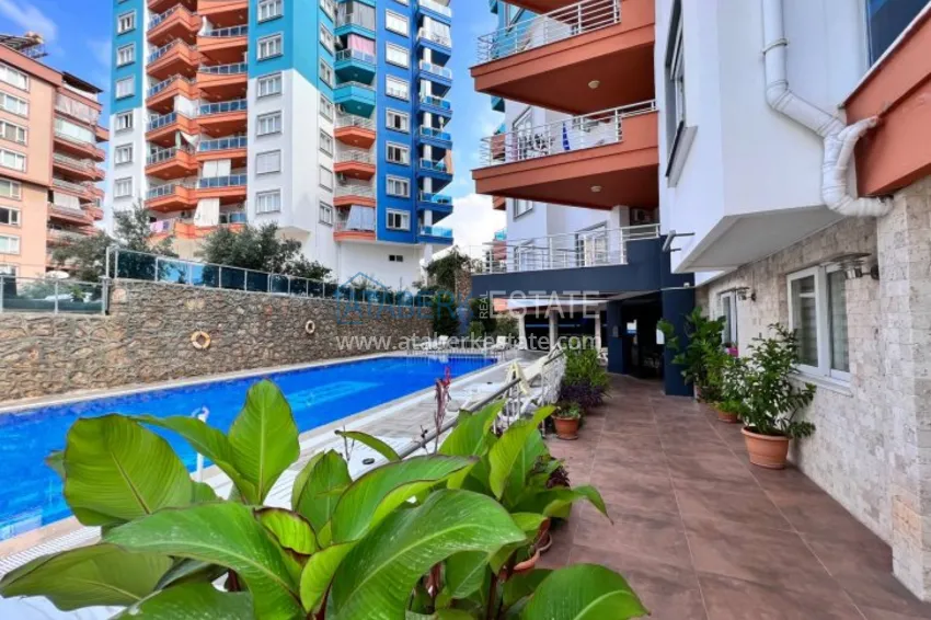 Apartament 1+1 z meblami i widokiem na góry, dzielnica Tosmur — Alanya 5 