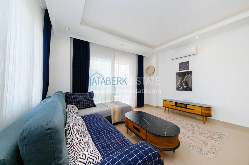 Kupuj  Apartament pod klucz z 1 sypialnią i widokiem na góry w Alanyi, dzielnica Kestel  8 