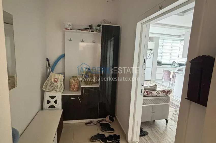 Kupuj  Apartament z dwiema sypialniami i przeszklonym balkonem w Mersin, dzielnica Tomyuk 1 