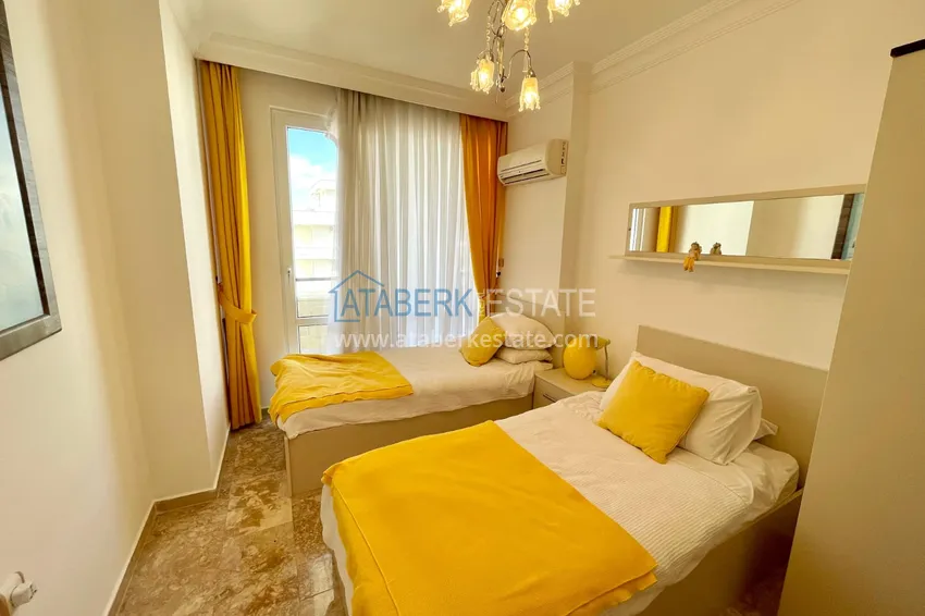 Kupuj  Liniowy czteropokojowy apartament z meblami i widokiem na morze - Mahmutlar 7 