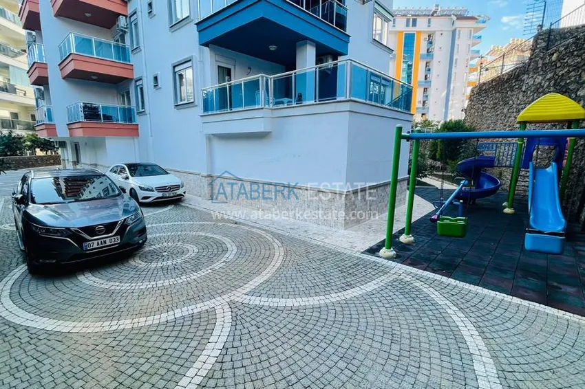 Apartament 1+1 z meblami i widokiem na góry, dzielnica Tosmur — Alanya 7 