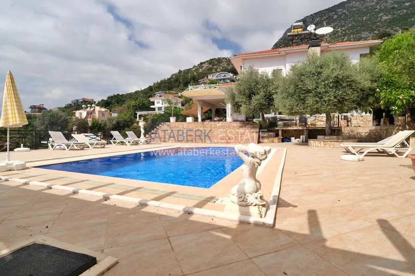 Wspaniała prywatna willa z panoramicznym widokiem i bungalowem gościnnym w Kestel, Alanya 7 