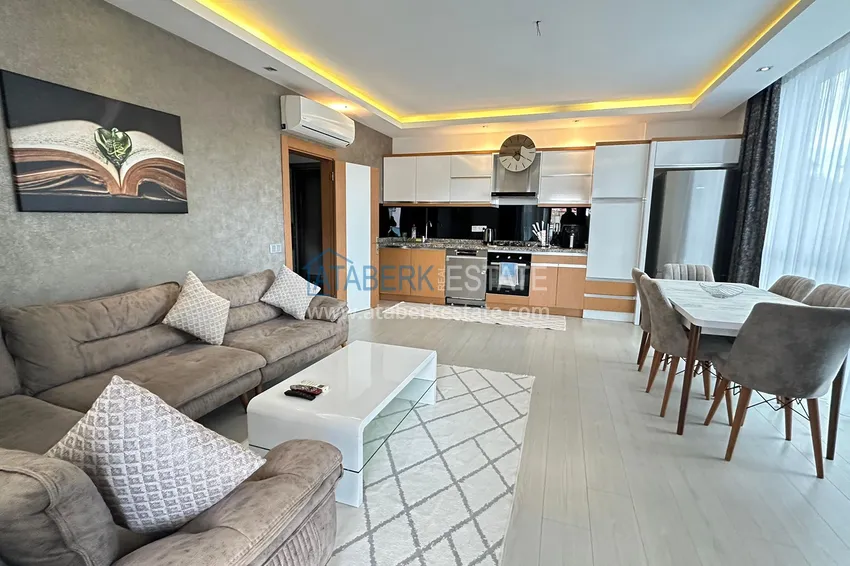 Kupuj  Umeblowane mieszkanie 2+1 w nowoczesnym kompleksie, dzielnica Kestel — Alanya 7 