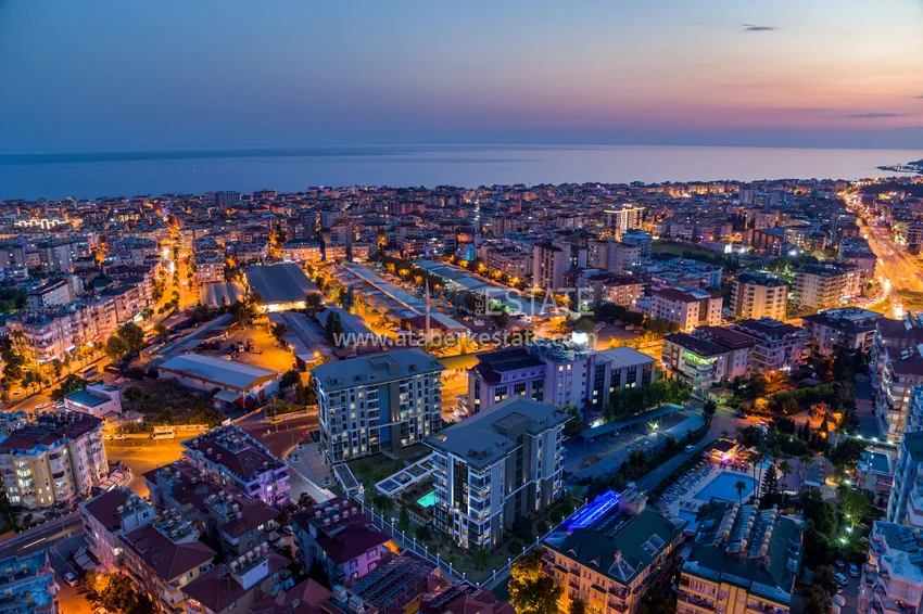 Główna nieruchomość w Alanyi! Apartament z jedną sypialnią z pięknym wykończeniem  8 