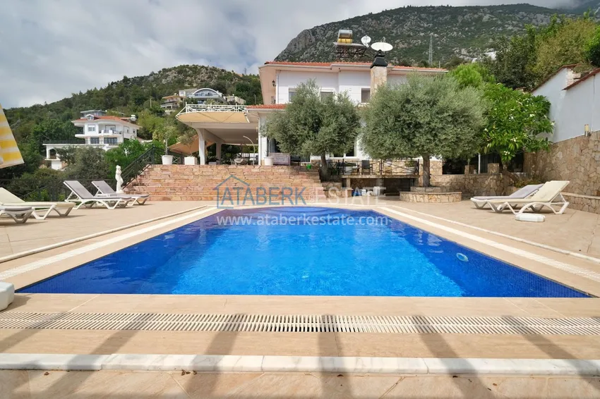 Wspaniała prywatna willa z panoramicznym widokiem i bungalowem gościnnym w Kestel, Alanya 8 