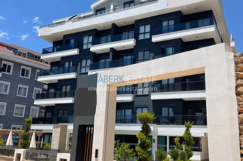 Duplex ogrodowy z nowoczesnymi wnętrzami w nowym kompleksie mieszkalnym, dzielnica Oba, Alanya 9
