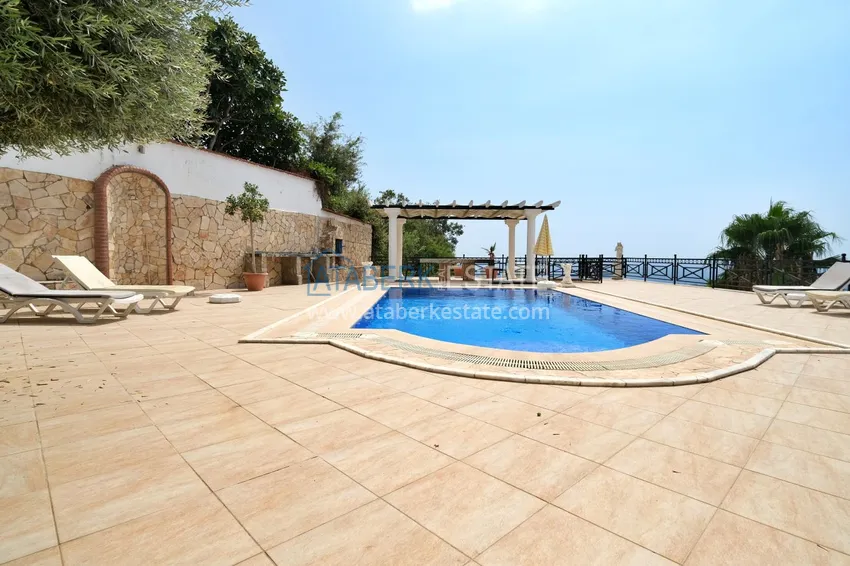 Wspaniała prywatna willa z panoramicznym widokiem i bungalowem gościnnym w Kestel, Alanya 9 