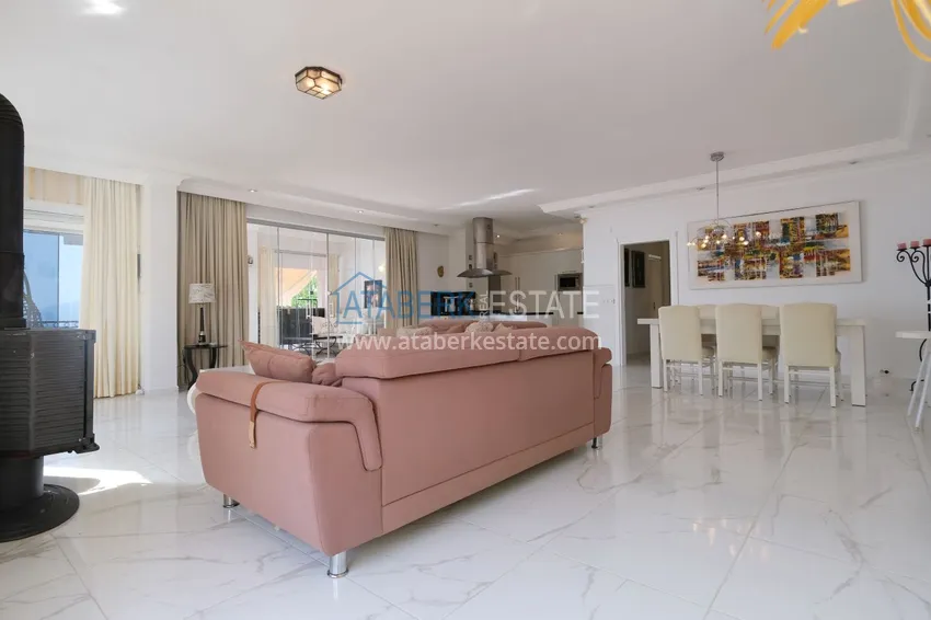 Kupuj  Wspaniała prywatna willa z panoramicznym widokiem i bungalowem gościnnym w Kestel, Alanya 9 