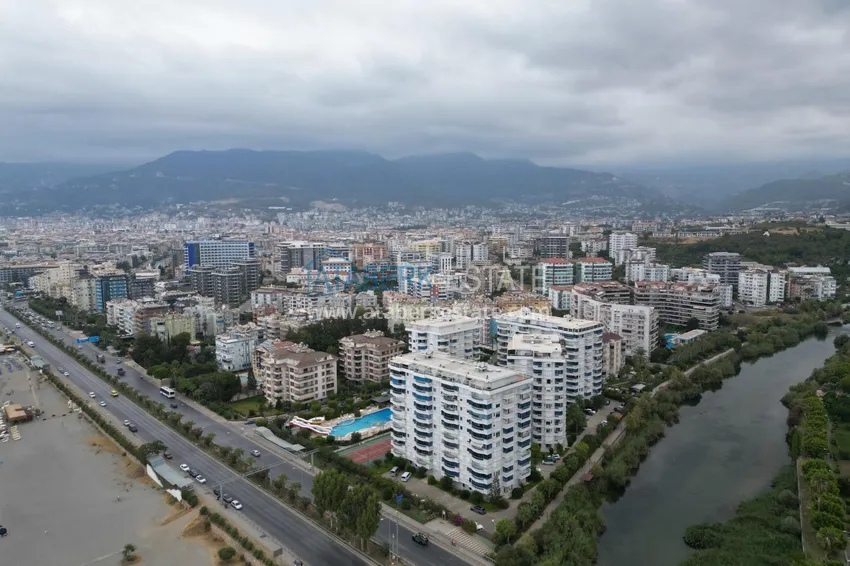 3+1 umeblowane mieszkanie bezpośrednio od właściciela — pierwszy apartament nadmorski, dzielnica Tosmur, Alanya 1 