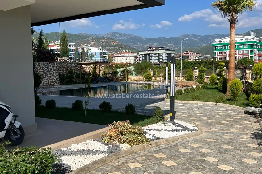 Nowoczesny apartament pod klucz z jedną sypialnią w nowym kompleksie — Alanya, dzielnica Oba  10 
