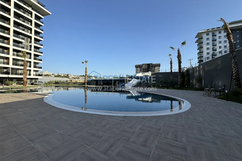 Umeblowane mieszkanie 2+1 w komfortowym kompleksie — Alanya, dzielnica Avsallar 11 