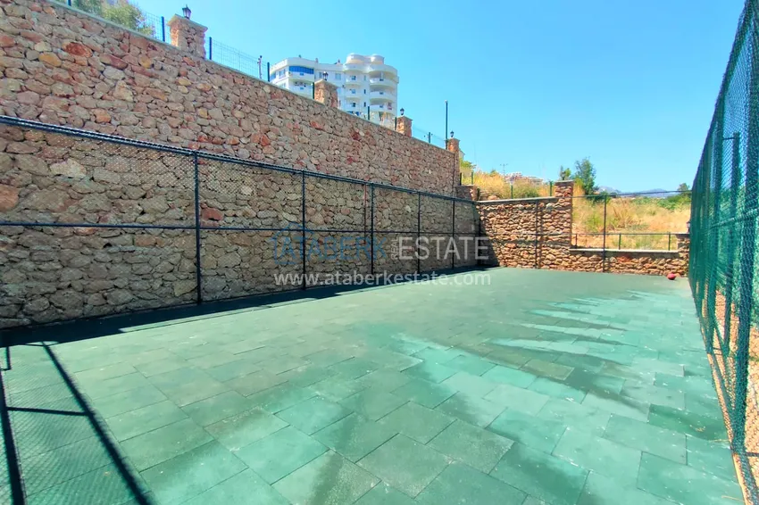 Apartament w Alanyi, dzielnica Tosmur - nowoczesne wnętrze, widok na morze i rzekę Dim 10 