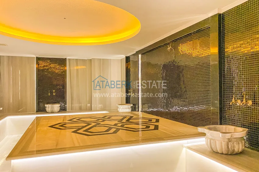 Apartament 1+1 z meblami i widokiem na morze, dzielnica Mahmutlar — Alanya  11 