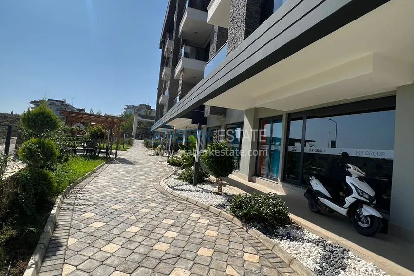 Nowoczesny apartament pod klucz z jedną sypialnią w nowym kompleksie — Alanya, dzielnica Oba  12 