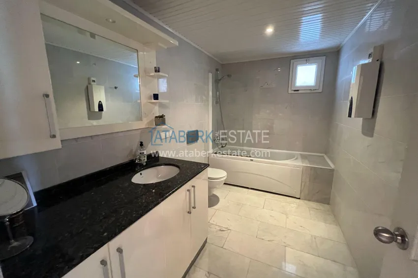 Kupuj  3+1 umeblowane mieszkanie bezpośrednio od właściciela — pierwszy apartament nadmorski, dzielnica Tosmur, Alanya 12 