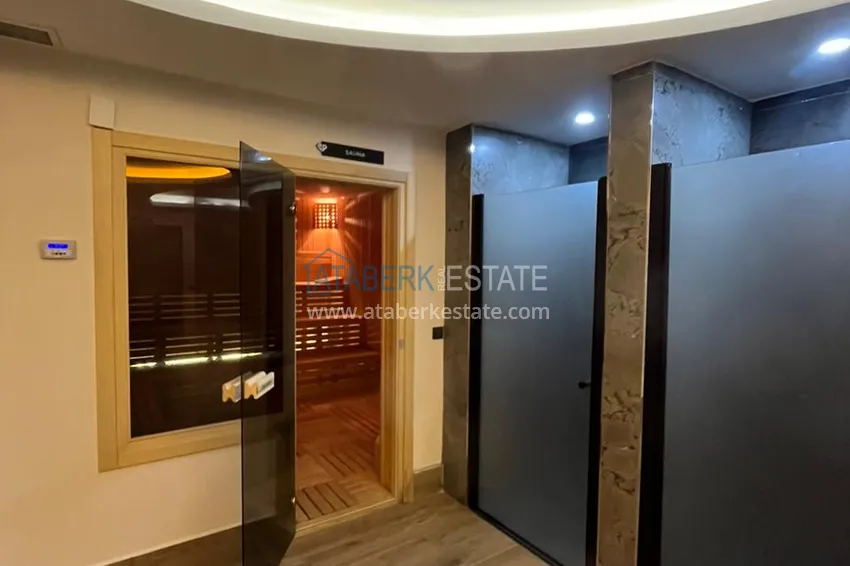 Apartament 1+1 z meblami i widokiem na morze, dzielnica Mahmutlar — Alanya  12 
