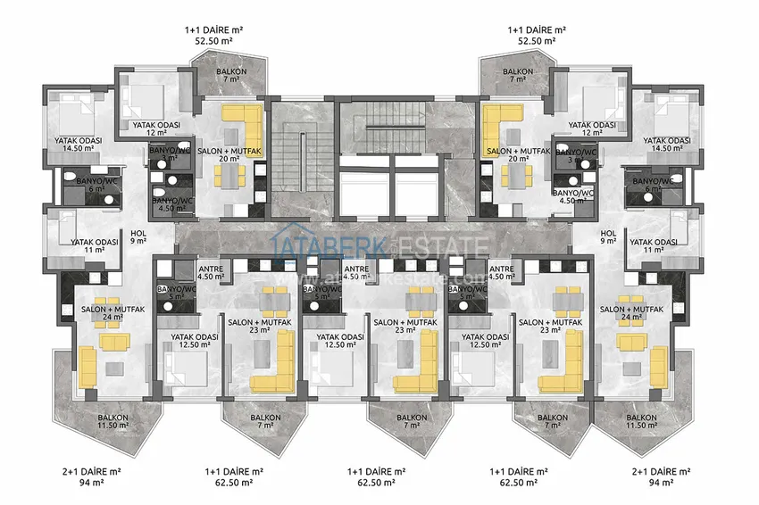 Kupuj taniej Nowy kompleks mieszkaniowy w Mahmutlar, Alanya! Apartamenty od dewelopera 1 