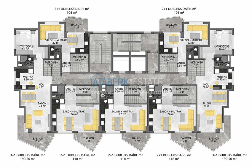 Kupuj taniej Nowy kompleks mieszkaniowy w Mahmutlar, Alanya! Apartamenty od dewelopera 2 