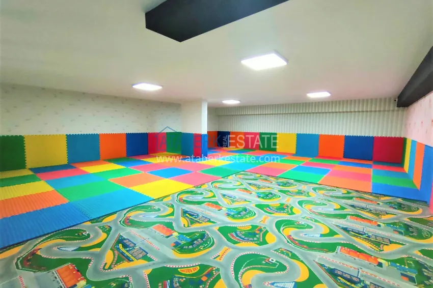 Apartament w Alanyi, dzielnica Tosmur - nowoczesne wnętrze, widok na morze i rzekę Dim 16 