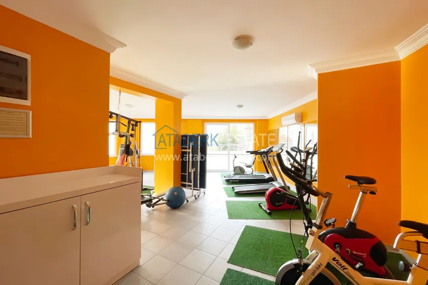 Nieruchomość na zezwolenie na pobyt. Umeblowany dwupoziomowy penthouse w Alanya, dzielnica Cikcilli 16 