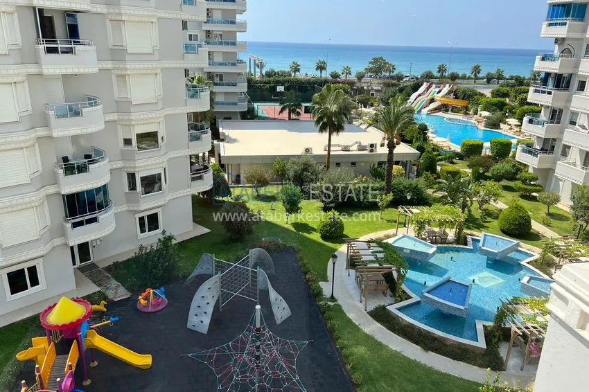 Kupuj  3+1 umeblowane mieszkanie bezpośrednio od właściciela — pierwszy apartament nadmorski, dzielnica Tosmur, Alanya 18 
