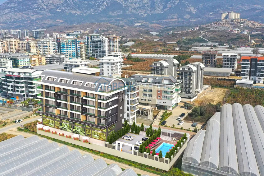 Kompleks w budowie w dzielnicy Kargicak, Alanya — nieruchomość inwestycyjna bezpośrednio od dewelopera 5 