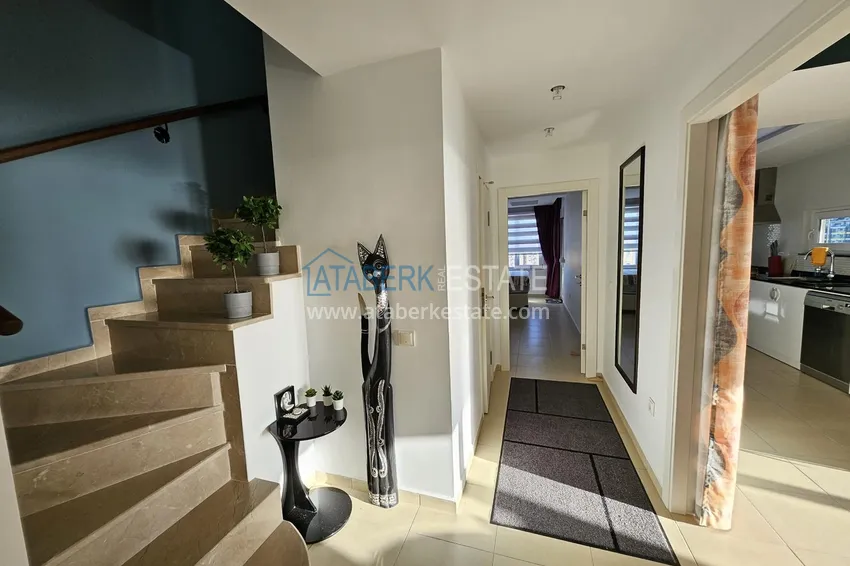 Kupuj  Dwupoziomowy penthouse z oryginalnym wystrojem wnętrz i widokiem na morze — dzielnica Mahmutlar, Alanya 1 