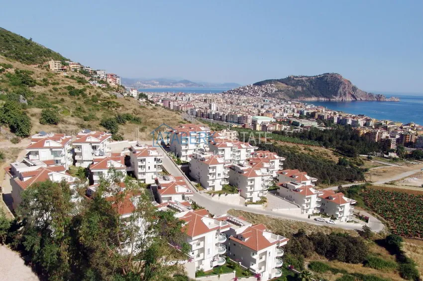 Umeblowany apartament 2+1 z widokiem na morze, odpowiedni na zezwolenie na pobyt - centrum Alanyi, plaża Kleopatra 1 