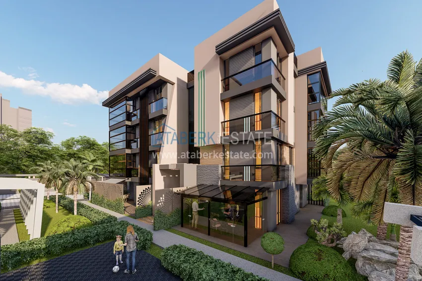 Nowoczesne apartamenty od dewelopera w Altintash, Antalya — komfortowy kompleks w budowie 2 