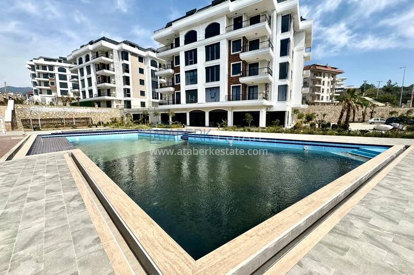 Dwupokojowe mieszkanie w luksusowym kompleksie mieszkalnym — Alanya, dzielnica Oba 2 