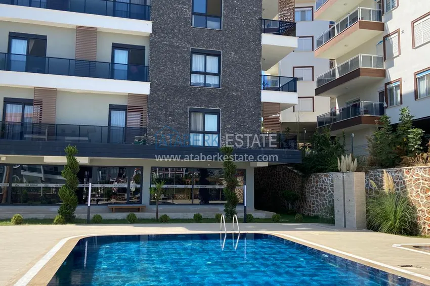 Nowoczesny apartament pod klucz z jedną sypialnią w nowym kompleksie — Alanya, dzielnica Oba  3 