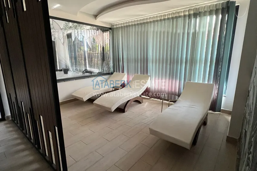 Nowoczesny apartament pod klucz z jedną sypialnią w nowym kompleksie — Alanya, dzielnica Oba  22 