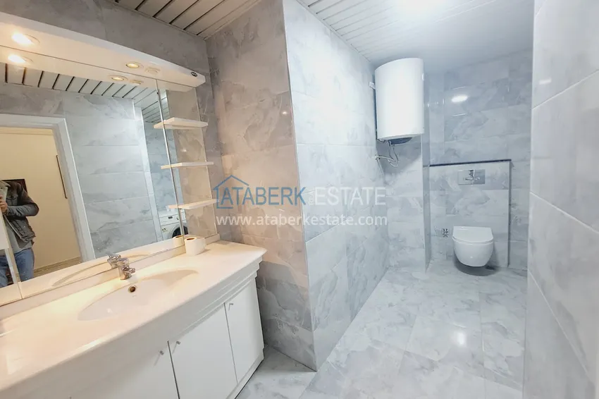 Kupuj  Duplex w centrum Alanyi - nadaje się na zezwolenie na pobyt, z meblami i jacuzzi na zewnętrznym tarasie  23 