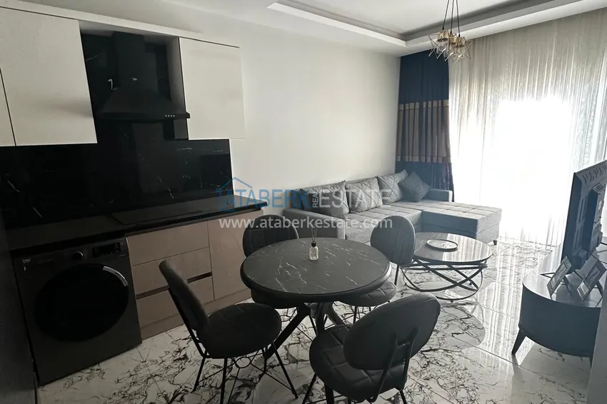 Kupuj  Nowoczesny apartament pod klucz z jedną sypialnią w nowym kompleksie — Alanya, dzielnica Oba  2 