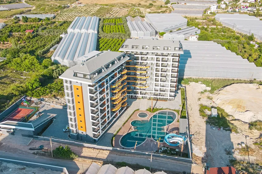 Umeblowane mieszkanie 2+1 w komfortowym kompleksie — Alanya, dzielnica Avsallar 3 
