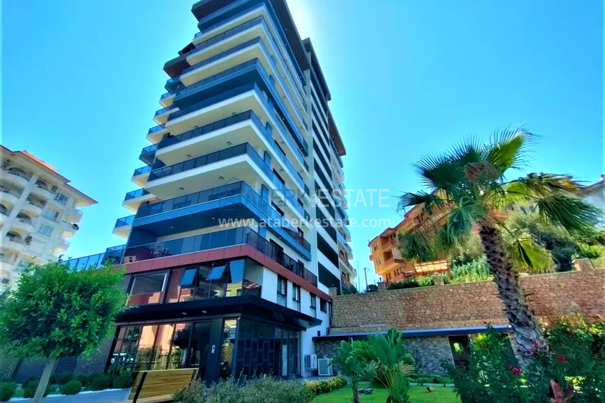 Apartament w Alanyi, dzielnica Tosmur - nowoczesne wnętrze, widok na morze i rzekę Dim 2 