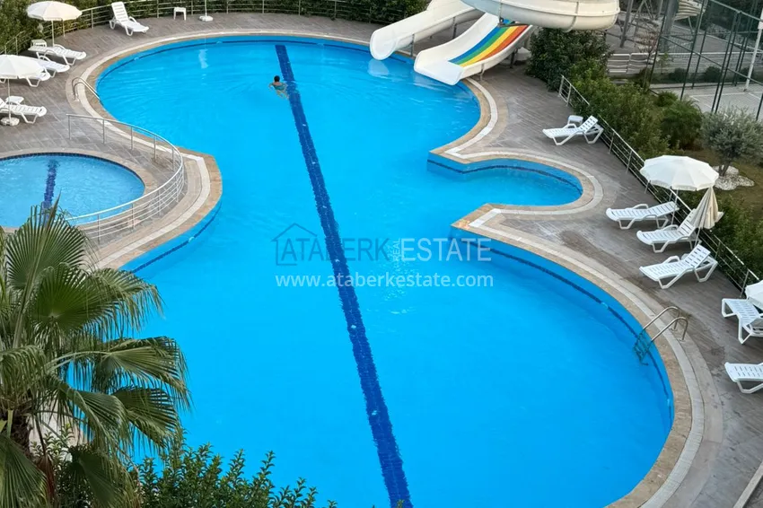 Jednopokojowy apartament z meblami w zadbanym kompleksie — Mersin, dzielnica Tomyuk 2 