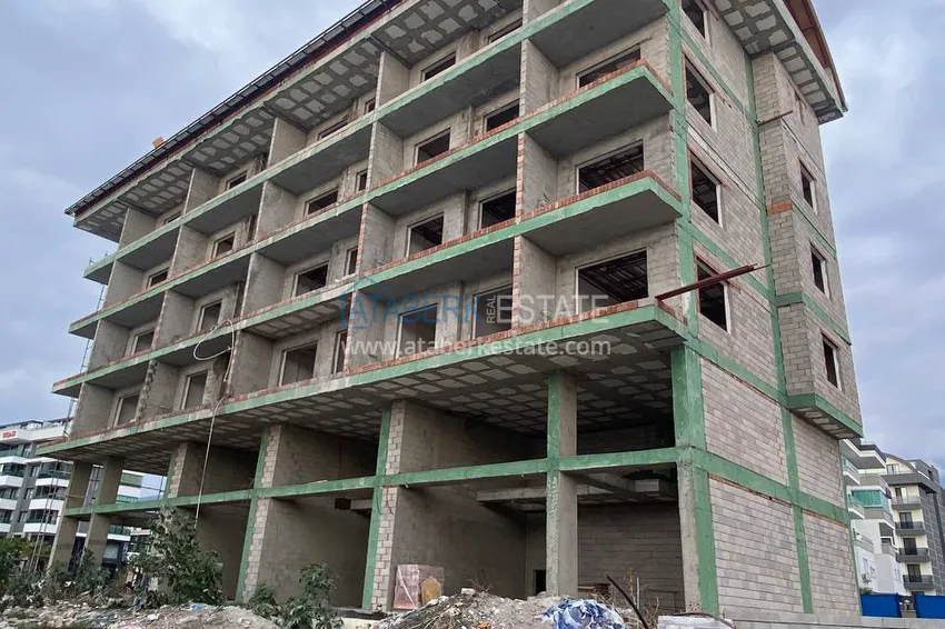 Zdjęcie -  Kompleks w budowie w dzielnicy Kargicak, Alanya — nieruchomość inwestycyjna bezpośrednio od dewelopera 2 
