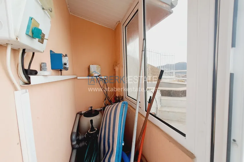 Kupuj  Duplex w centrum Alanyi - nadaje się na zezwolenie na pobyt, z meblami i jacuzzi na zewnętrznym tarasie  33 