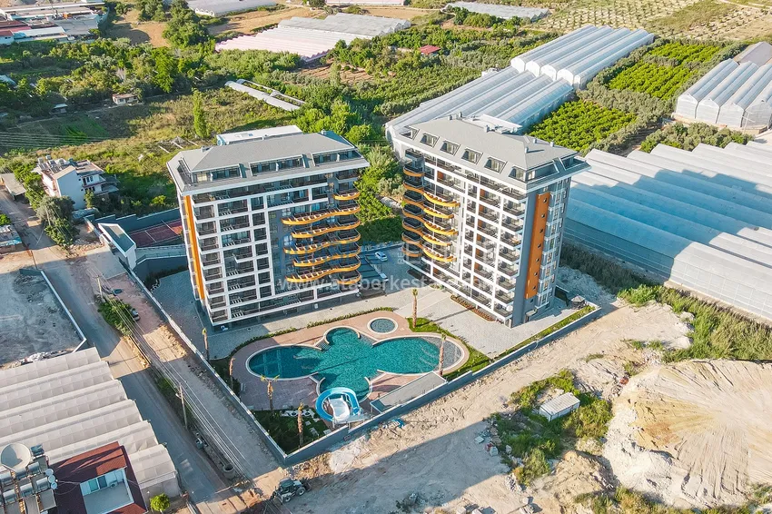 Umeblowane mieszkanie 2+1 w komfortowym kompleksie — Alanya, dzielnica Avsallar 4 