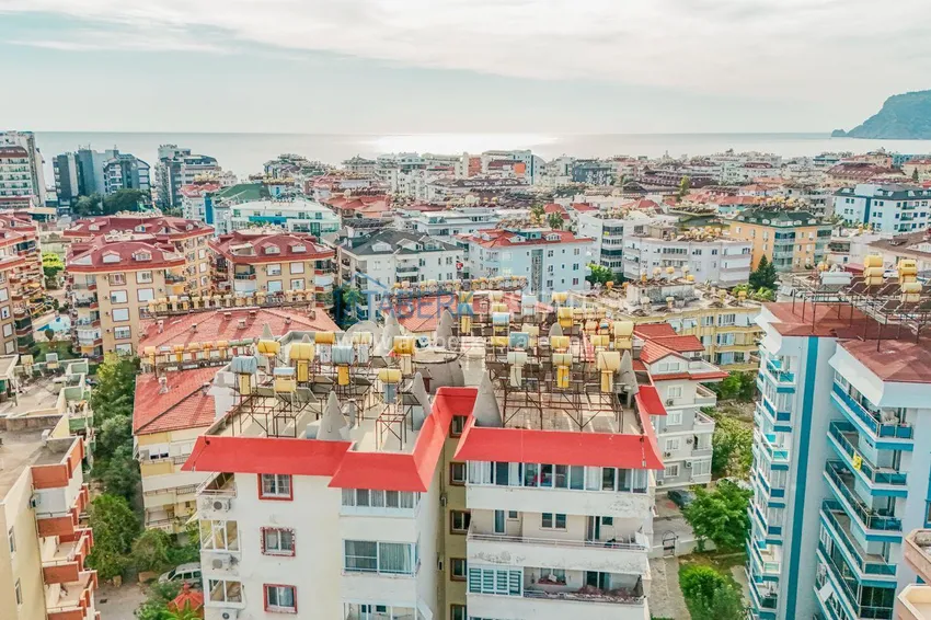 Mieszkanie liniowe 3+1 z meblami w Oba, Alanya  2 