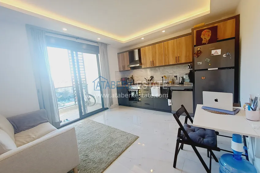 Kupuj  Jednopokojowy apartament z widokiem na morze i fortecę — centrum miasta Alanya 3 
