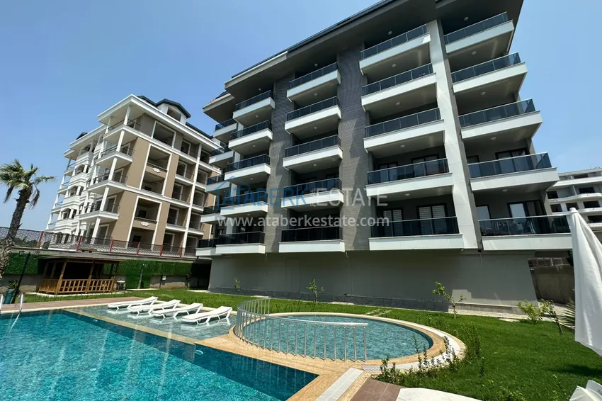 Jednopokojowy apartament pod klucz w komfortowym kompleksie - druga linia brzegowa, dzielnica Kargicak, Alanya  3 