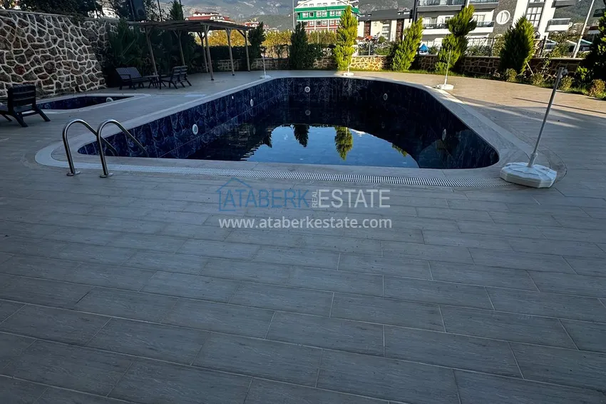 Nowoczesny apartament pod klucz z jedną sypialnią w nowym kompleksie — Alanya, dzielnica Oba  5 