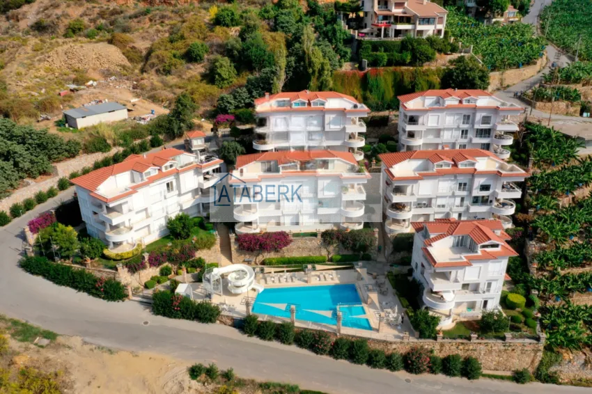 Nieruchomość na zezwolenie na pobyt. Umeblowany dwupoziomowy penthouse w Alanya, dzielnica Cikcilli 4 