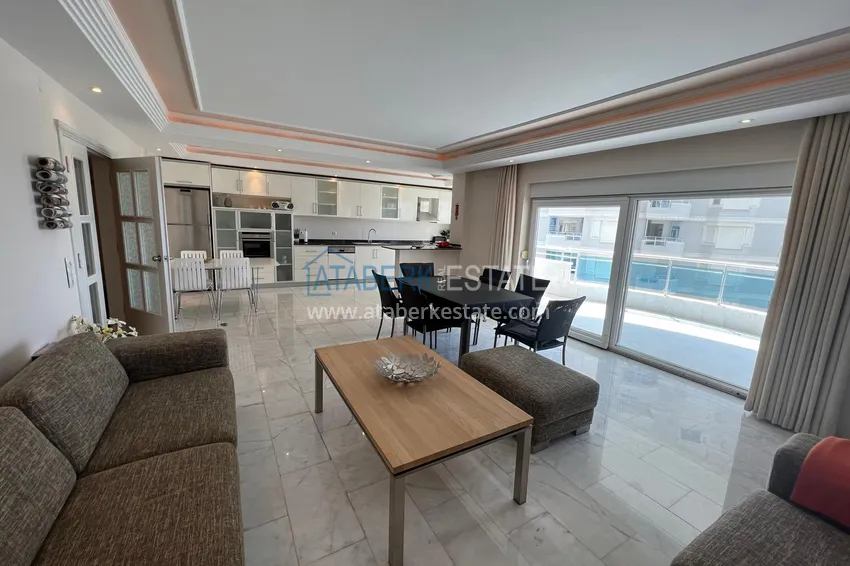 Kupuj  3+1 umeblowane mieszkanie bezpośrednio od właściciela — pierwszy apartament nadmorski, dzielnica Tosmur, Alanya 4 