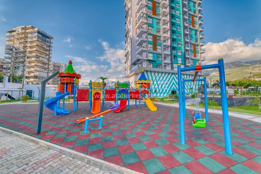 Dwupoziomowy apartament pod klucz w komfortowym kompleksie — Mahmutlar, Alanya 4 