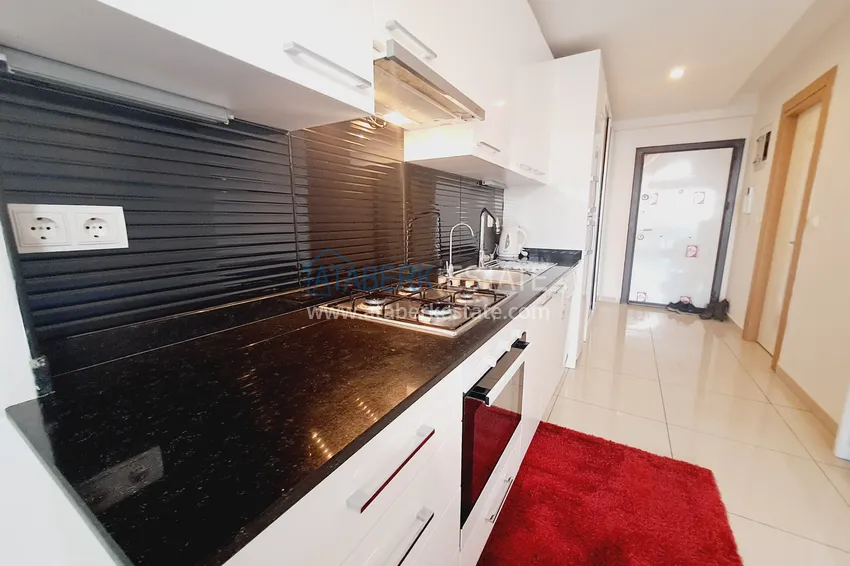 Kupuj  Umeblowany apartament typu studio w prestiżowym kompleksie mieszkalnym - dzielnica Cikcilli, Alanya 4 