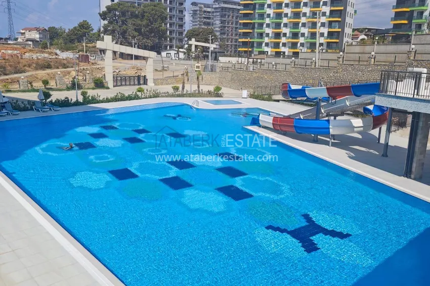 Gotowe mieszkanie z jedną sypialnią w kompleksie mieszkalnym z pełną infrastrukturą — dzielnica Avsallar, Alanya 5 