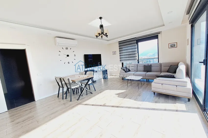 Kupuj  Apartament w Alanyi, dzielnica Tosmur - nowoczesne wnętrze, widok na morze i rzekę Dim 5 